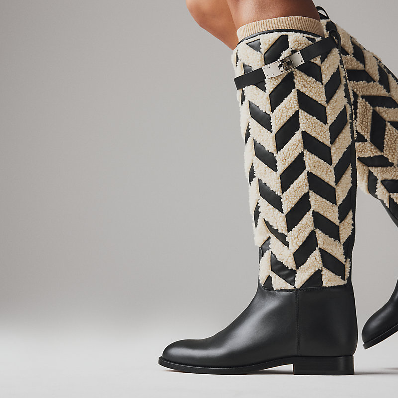Jumping boot - Black | Hermès USA